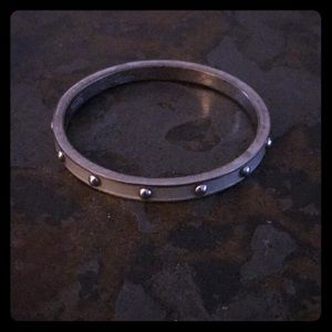 Studded Coach bangle